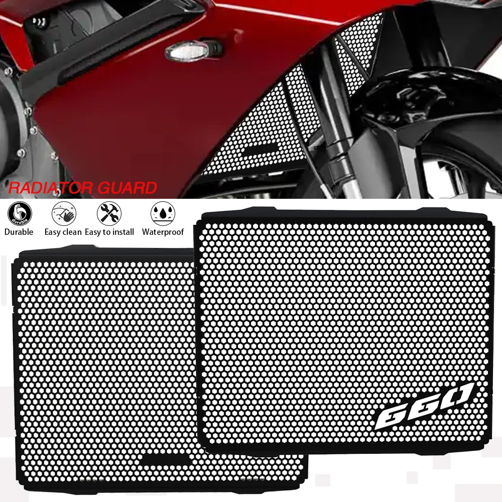 

2024 2025 Motorcycle Radiator Guard Tank Grille Shield For Daytona 660 Engine Cooler Bezel Protector Mesh Cover Daytona660 Parts