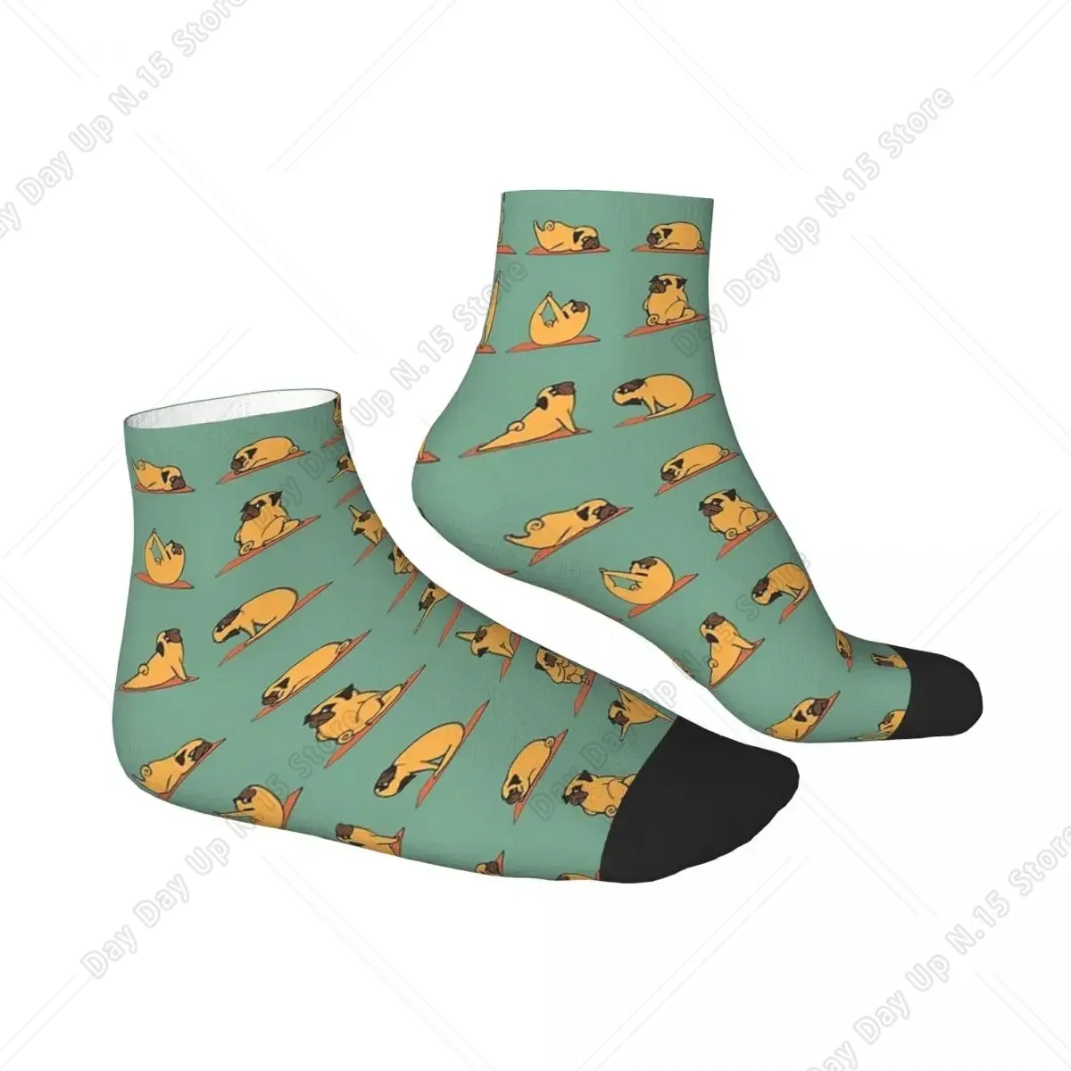 Pug Yoga Socks Harajuku High Quality Stockings All Season Socks Accessories for Man's Woman's Gifts