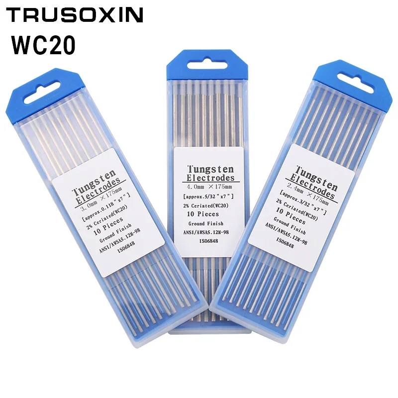 

10 pcs Gray Code 175MM Tungsten Electrode Head Tungsten Needle/Wire for the TIG WSME SUPER Welding Machine