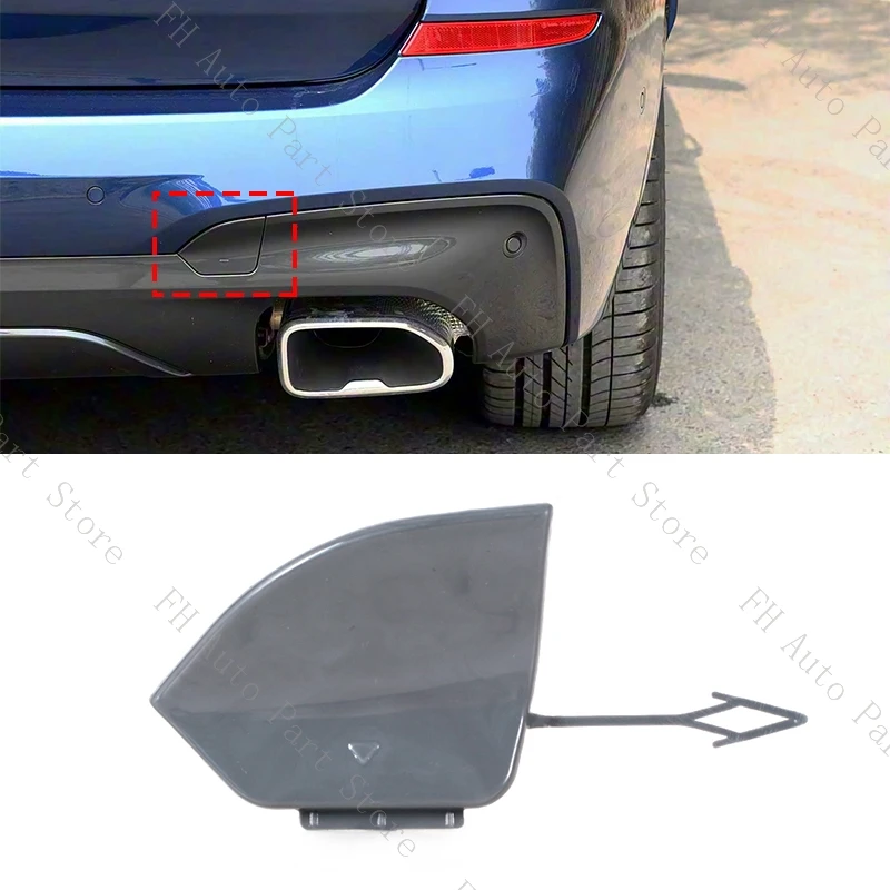 المصد الخلفي للسيارة خطاف السحب غطاء غطاء مقطورة نقل غطاء العين لسيارات BMW X3 M-SPORT G01 G08 2018 2019 2020 2021