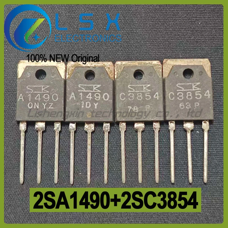 5Pairs(10PCS) 2SA1490 + 2SC3854 A1490 C3854 TO-3P Audio amplifier matching pair