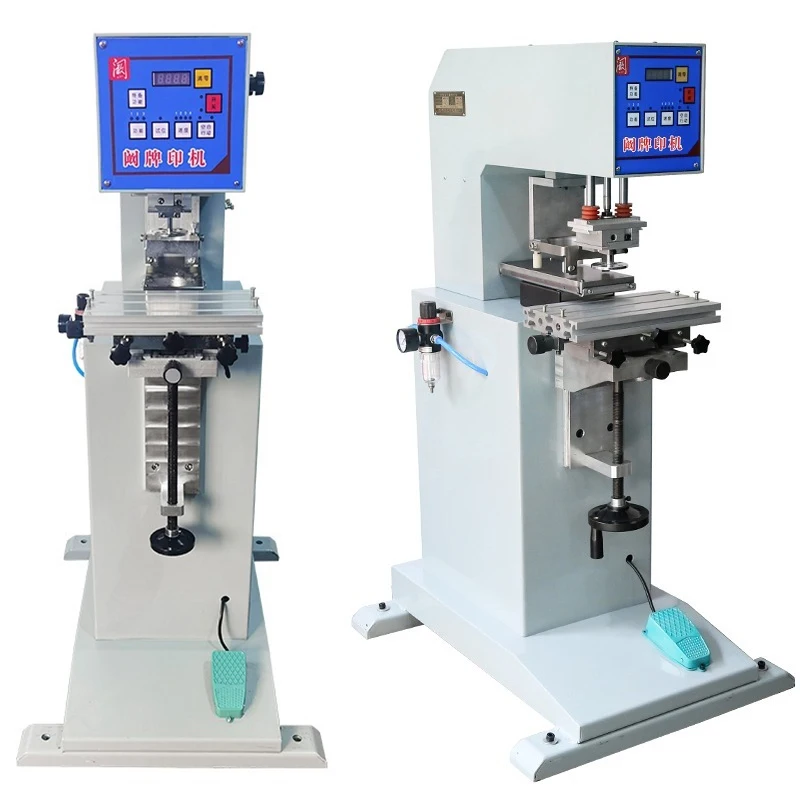 

Vertical Automatic Pneumatic Pad Printer Small Ink Oil Cup Pad Printing Machine Desktop Insole Pad Printer Logo Printing Machine