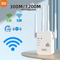 Xiaomi 1200Mbps Wifi Amplifier Dual band 2.4G 5G Repeater Network Expander Range Extender Signal Booster Wireless Wi-Fi Router
