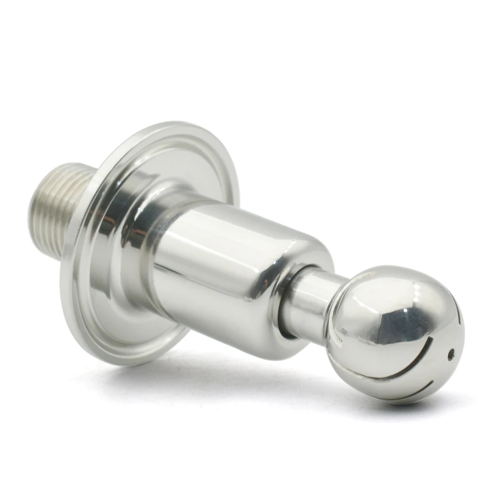 1/2" NPT Außengewinde TC 50,5 mm 1,5" Tri-Clamp 304 Edelstahl Sanitär-CIP-Reinigung Mikro-Rotations-Sprühkugel – Detail 5