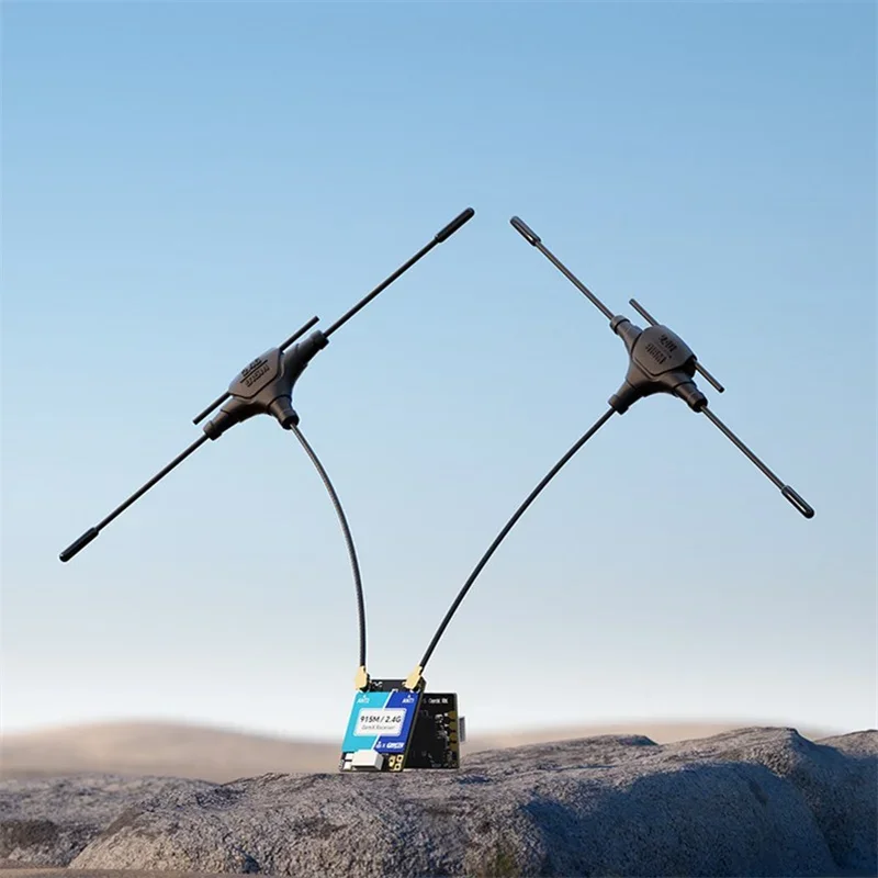 

GEPRC GemX ELRS 915MHZ 2.4G Gemini Xrossband Receiver Dual-Band Integrated TCXO