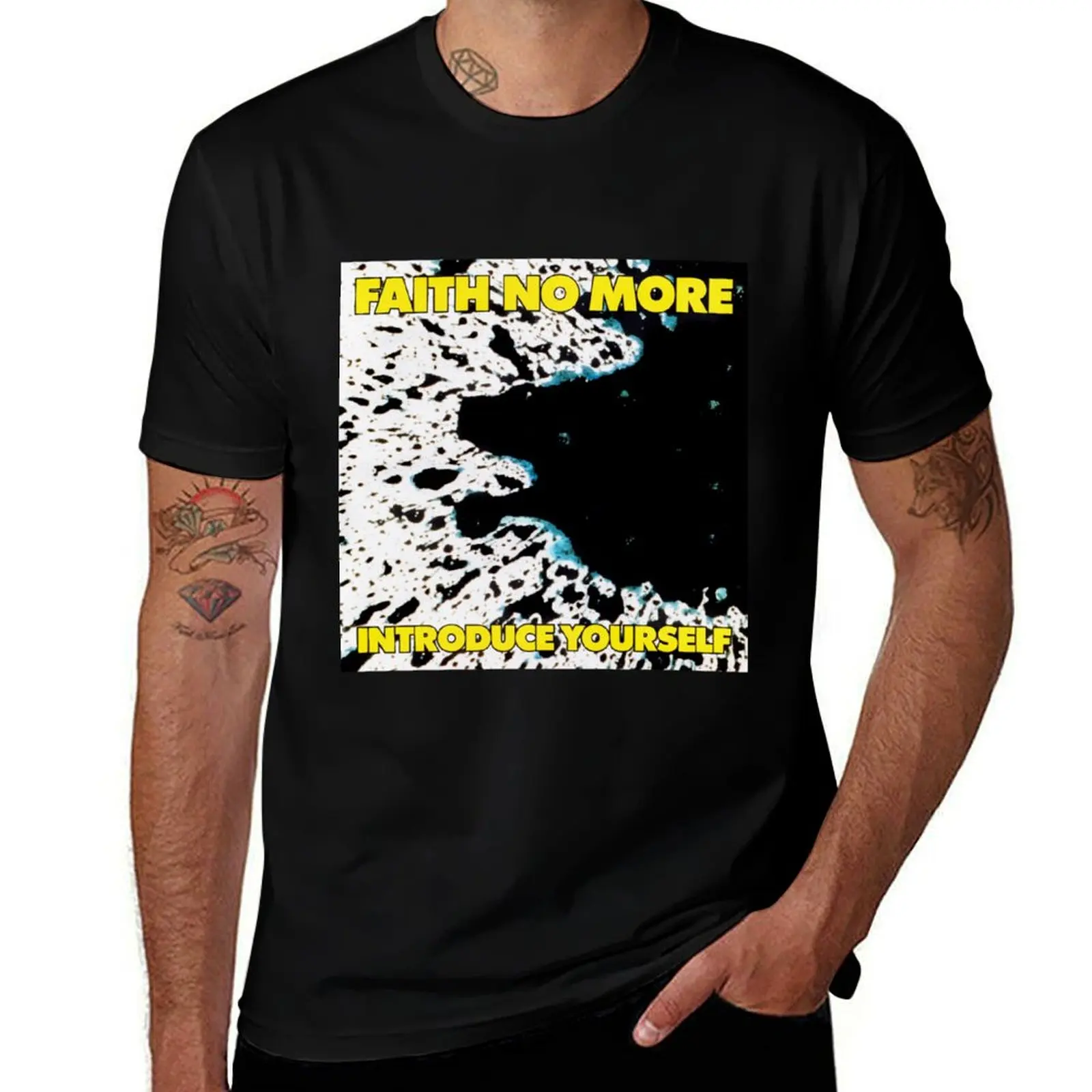 Introduce Yourself T-Shirt Simple Line Art Print Tee T-Shirt