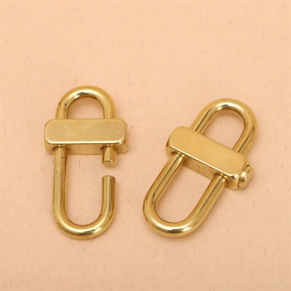 Durable Anti-oxidation Luban Lock Buckle Anti-rust Quick Opening Length Shorten Clip Chain Strap Connector