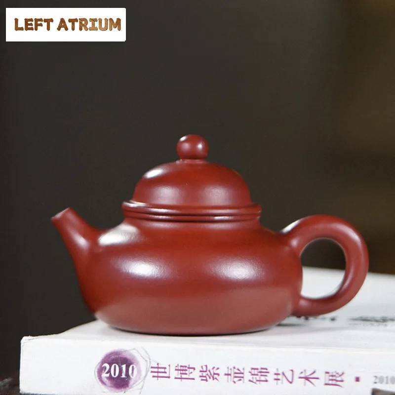 

150 мл классические чайники Yixing с фиолетовой глиной, горшок ручной работы Rong Tian, сырая руда, чайник с грязью Dahongpao, чайник с заварочным набором Zisha
