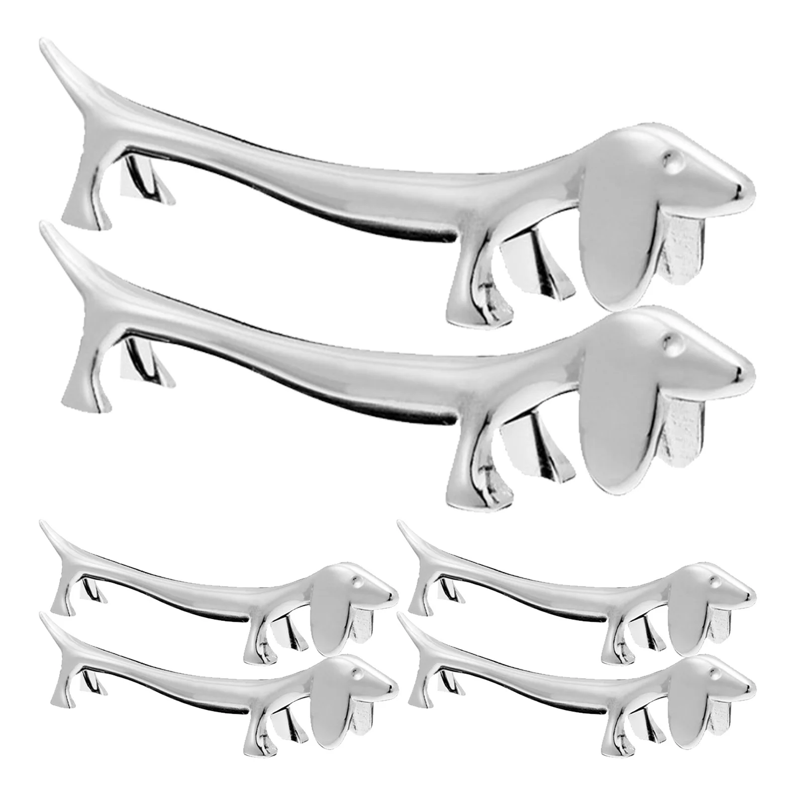 

6 шт., металлические подставки для палочек для еды для собак, цинковый сплав, настольный держатель для ложек, кухонные обеденные аксессуары, органайзер для столовых приборов, подставка для палочек для еды