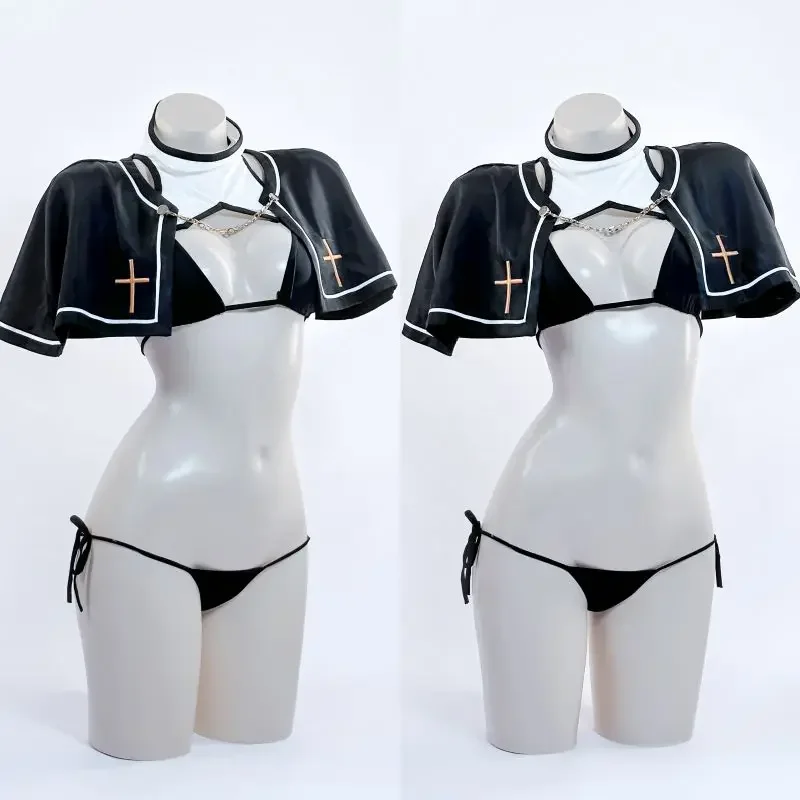 Original Design Fegefeuer Priester Cosplay Kostüm Nonne Cosplay Kleid Sexy Kostüme Für Frauen 2025, Halloween Weihnachten Party