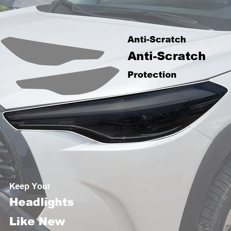 

Car Headlight Protective instrument Film For TOYOTA Corolla Cross 2021 2024 Accessories Transparent Black TPU Sticker