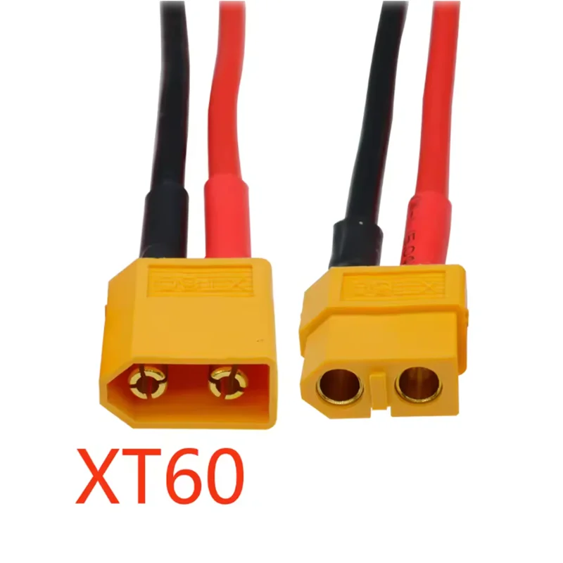 XT60 XT-60 Male Female Bullet Connectors Plugs With Silicon 14 AWG Wire For RC Lipo Battery Quadcopter Multicopter