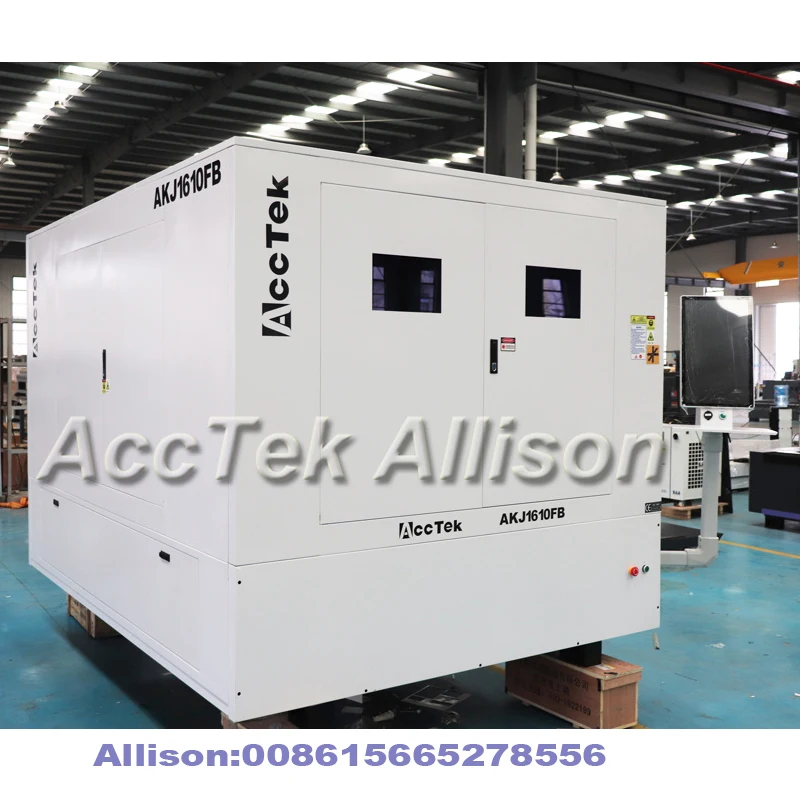 AccTek Small Carbon Steel 16Mm Metal Cutter 1.5Kw 4*8 1020 6010 6090 Small Laser Cutting Machine Fiber