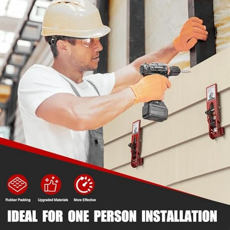 2Pcs Siding Installation Tools For 5/16Inch Fiber Cement Siding, Siding Mounting Kit With Adjustable Reveals