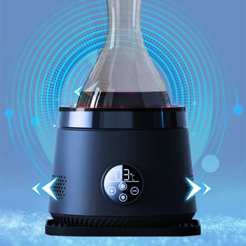 Electric Wine Decanter, Portable Wine Chiller, Countertop Beverage Chiller, Portable Outdoor Wine Chiller BK-DY01