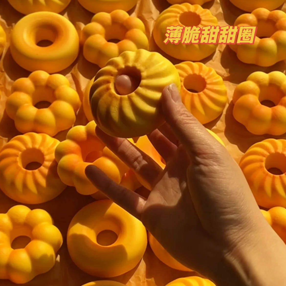 Bagnato Morbido Realistico Biscotto Ciambelle Pizzico Agitarsi Giocattolo Aumento Lento Agitarsi Agitarsi Giocattolo Anti-stress Divertente Spremere Squishy Giocattolo Regalo