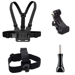 For Gopro Hero 12 11 Head Strap Chest Strap Strap Screw Bracket For Gopro 11 10 9 8 AKASO SJCAM SJ4000 Action Camera Accessories