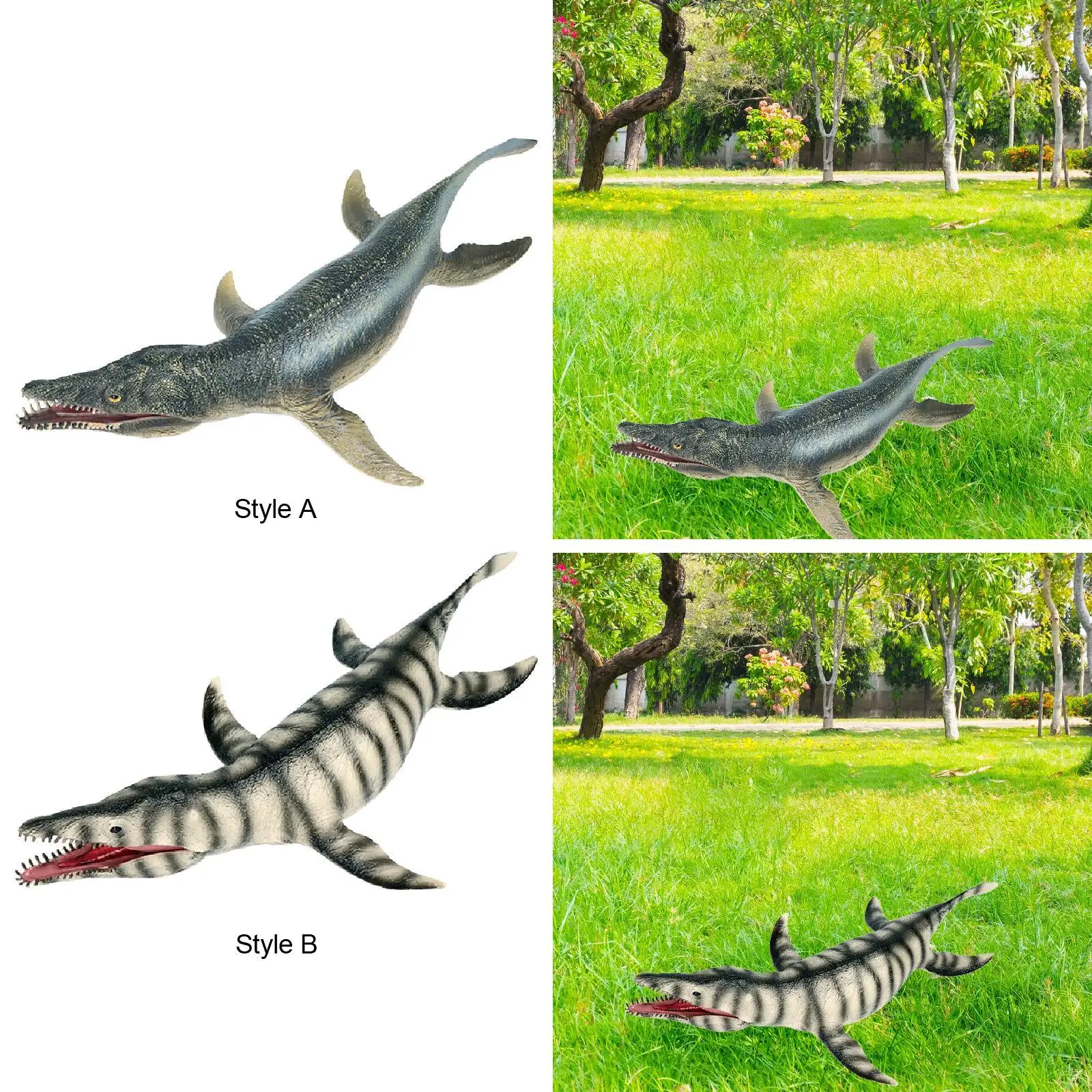 

Dinosaur Toy Birthday Gift Sculpture Craft Display Statue Decorative Realistic for Party Cabinet Living Room Bookshelf Desk