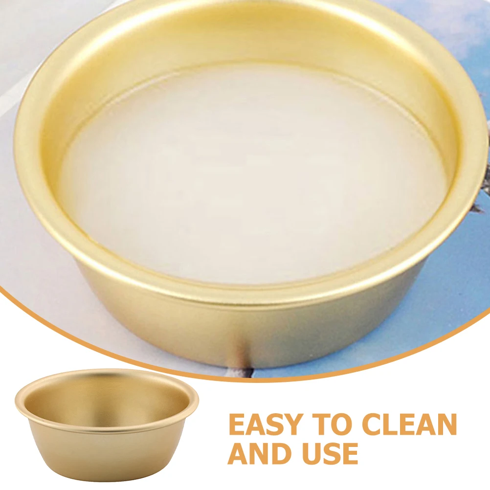 

Aluminum Wine Portable Camping Bowl For Soup Rice Pickle Makgeolli Outdoor Picnic Supplies Multi-Function Water Bowl