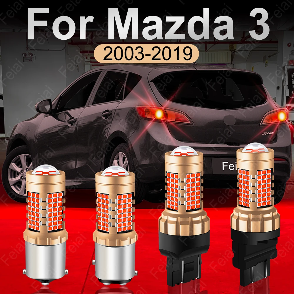 LED Brake Light For Mazda 3 BK BL BM Sport 20032004 2005 2006 2007 2008 2009 2010 2011 2012 2013 2014-2019 Axela Stop Light Bulb