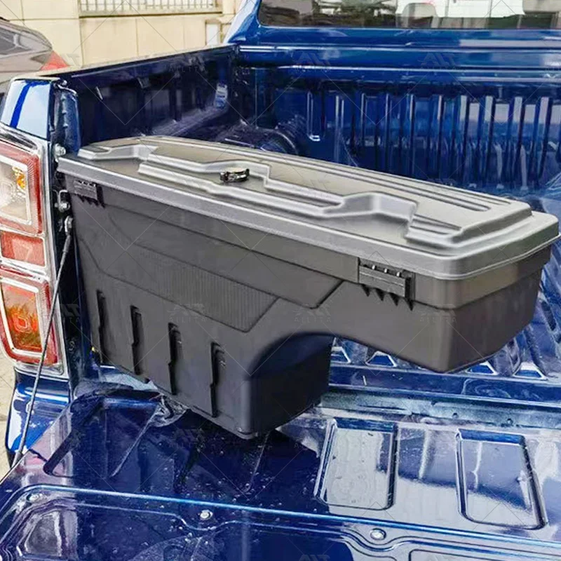 Rotatable Storage Box Truck Bed Organizer Pickup Cargo Container For Toyota Hilux Revo Vigo SR5 Accessories