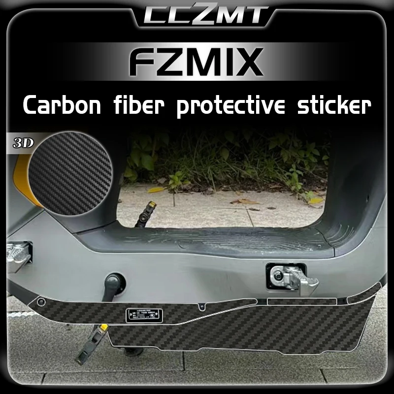 

For Ninebot FZMIX 3D carbon fiber sticker film body protection film waterproof and sunscreen sticker modified parts accessories