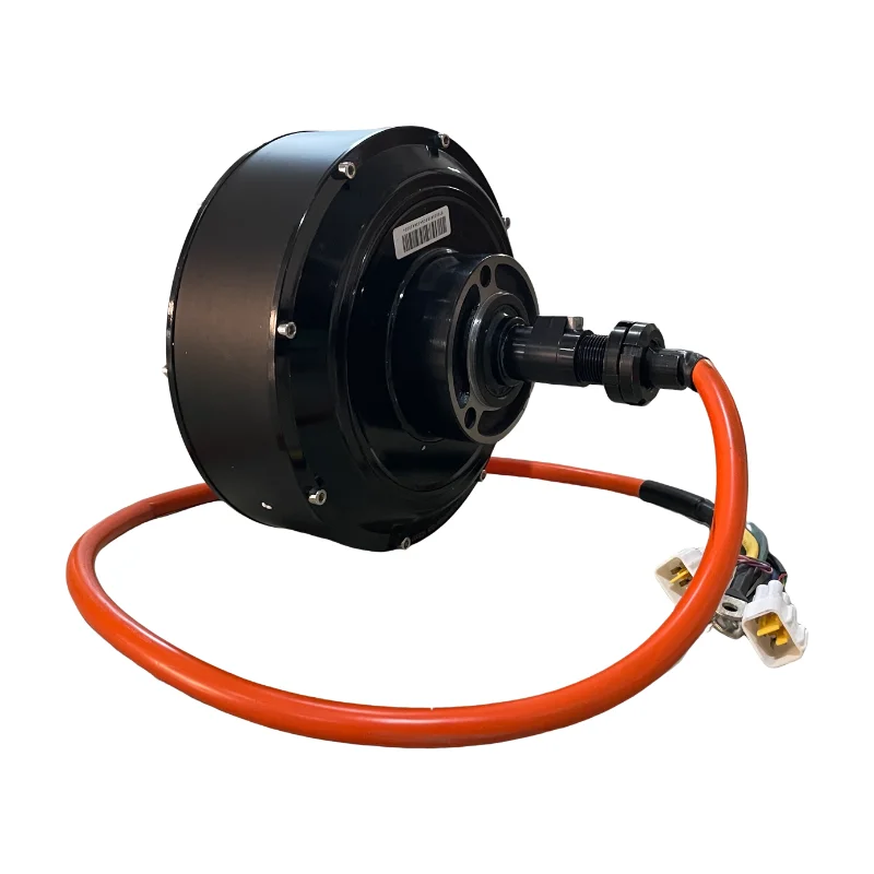 

QSMOTOR 3000W 50H V3 Single Shaft Hub Motor For Electric Tractor Car ATV Golfcart
