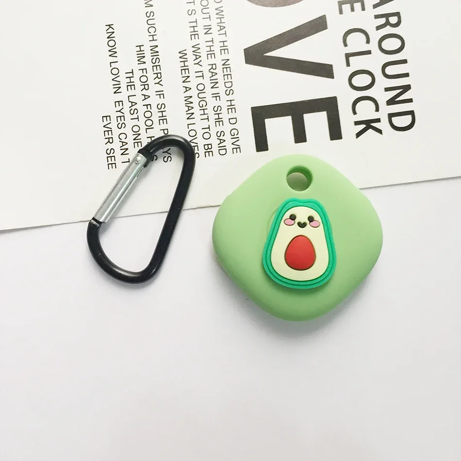 Funda protectora de silicona con dibujos animados para Samsung Galaxy SmartTag, bonita funda protectora para Galaxy Smart Tag Tracker