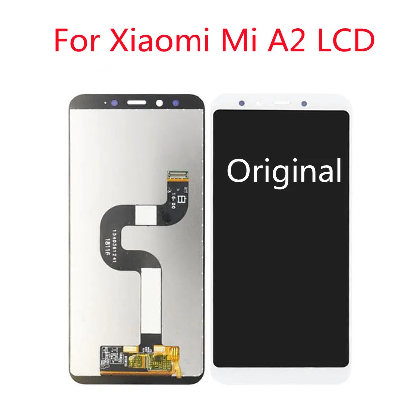 For Xiaomi Mi A2 MIA2 LCD Screen Display Touch Screen Digitizer For Xiaomi Mi 6X MI6X LCD Display 5.99