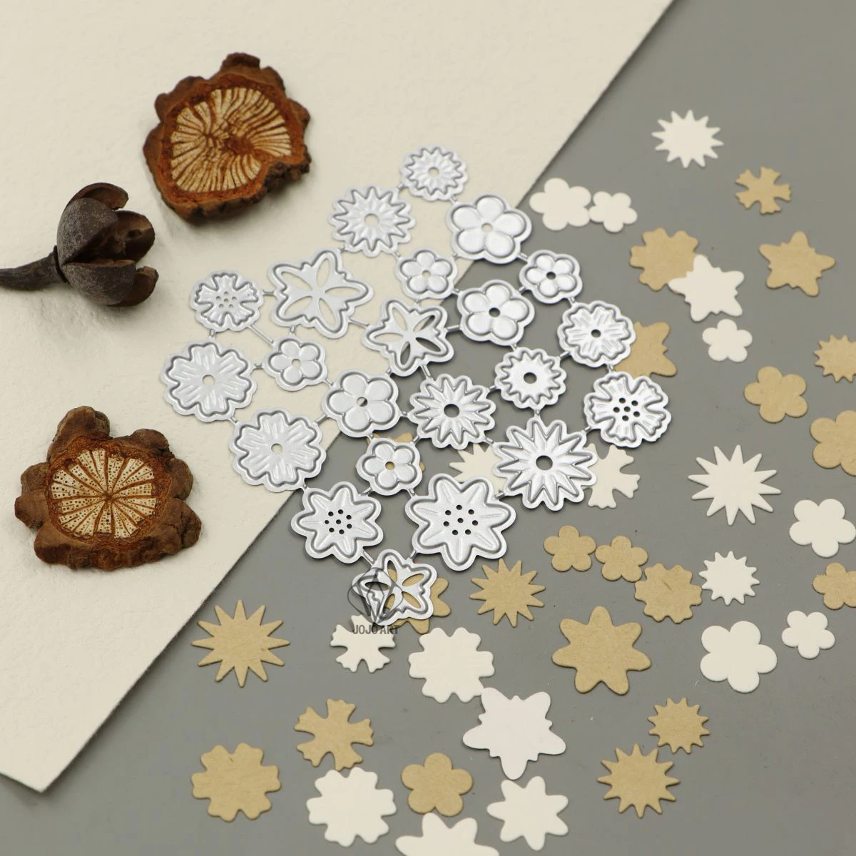 Mini Petal Flower Metal Cutting Dies for Scrapbooking DIY Album Educational Embossing Greeting Card Die Cuts 3D Flowers 2023 New