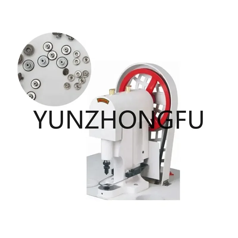 QK-818 fabric clothing Hot snap press button attaching machine with cheap price