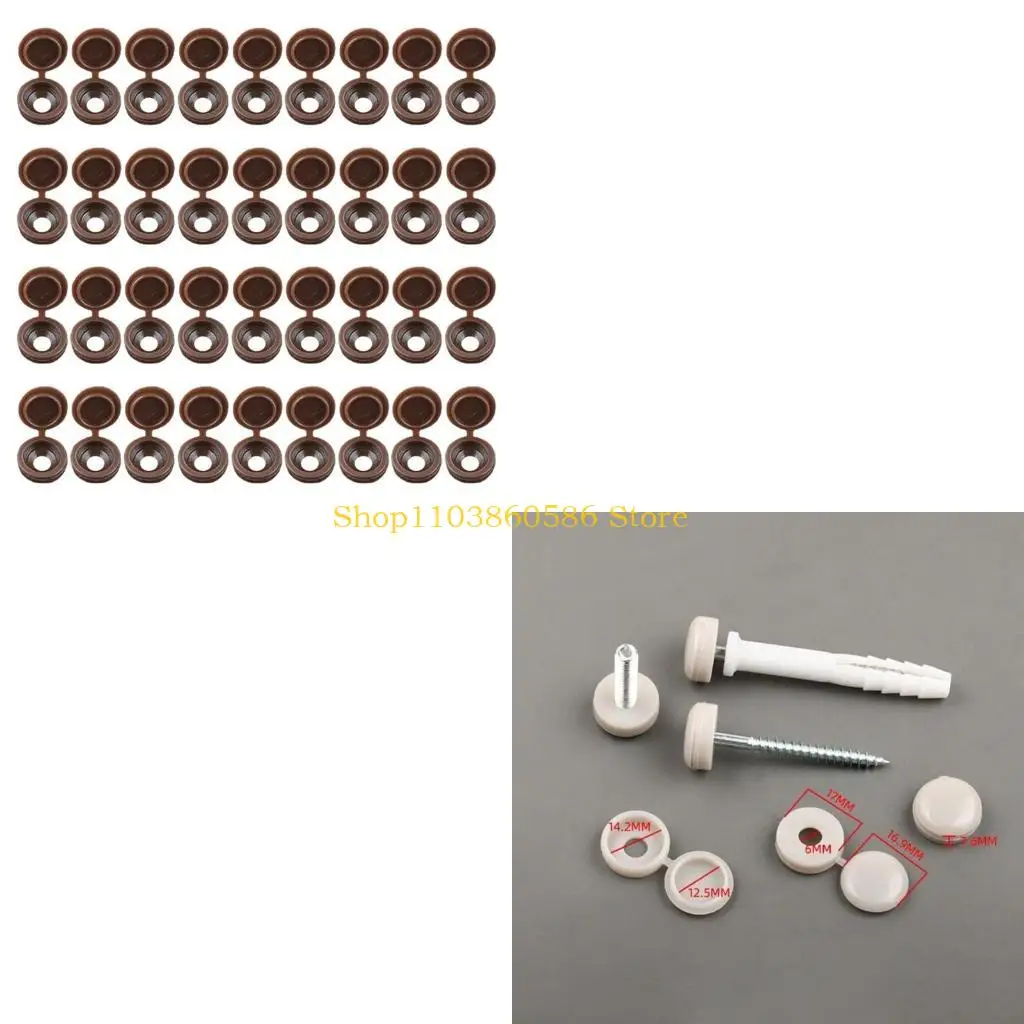 

242A 36 шт. складная защитная крышка с винтом декоративные чехлы для мебели