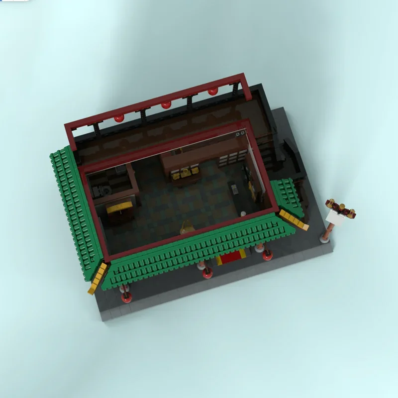 Moc Building Blocks China House Technology Modular Bricks Model  Gifts Christmas Toys DIY Sets Assembly