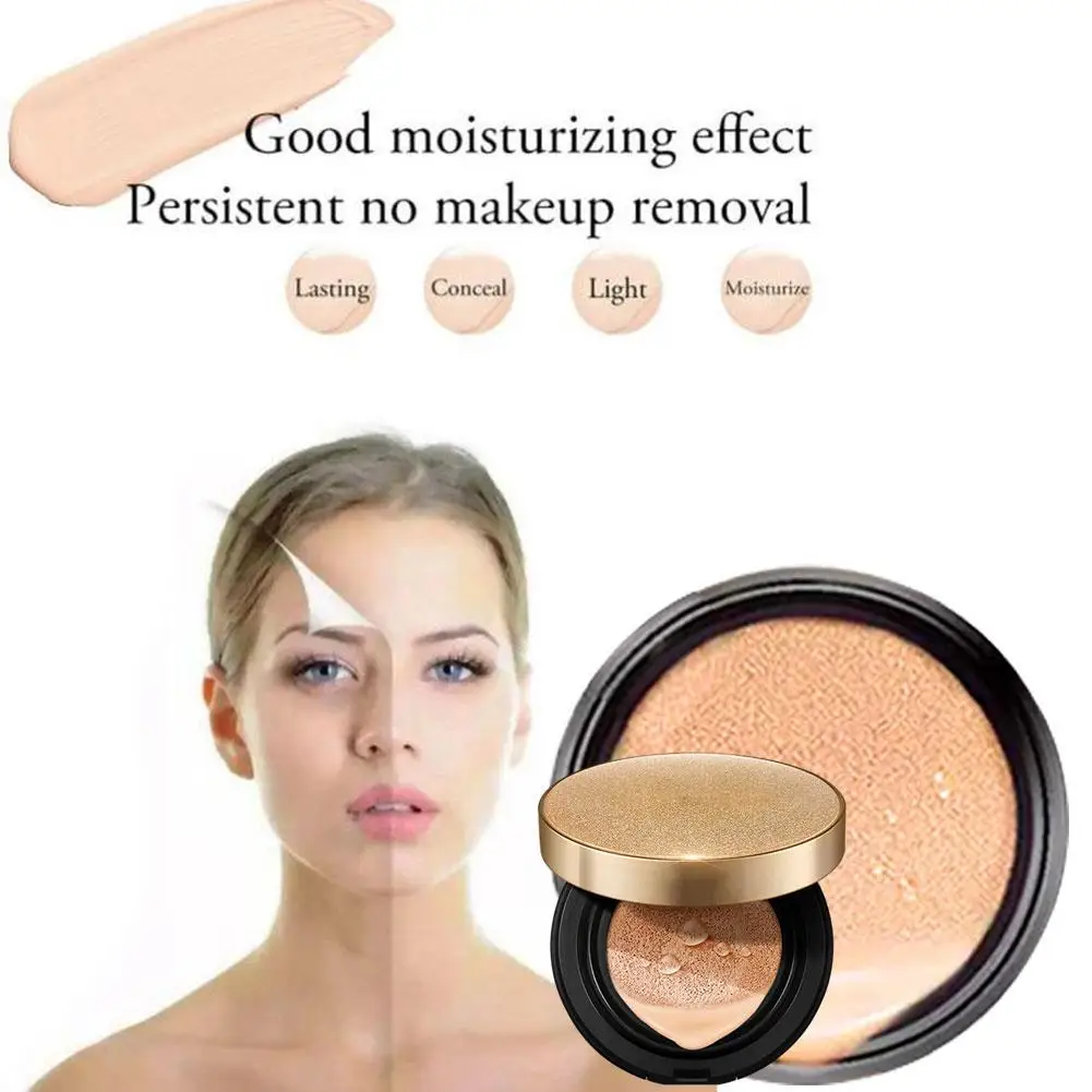 Poreless BB Air Cushion Foundation CC Cream Face Base Waterproof Concealer Isolation Moisturizing Brightening Foundation Ma B0U5