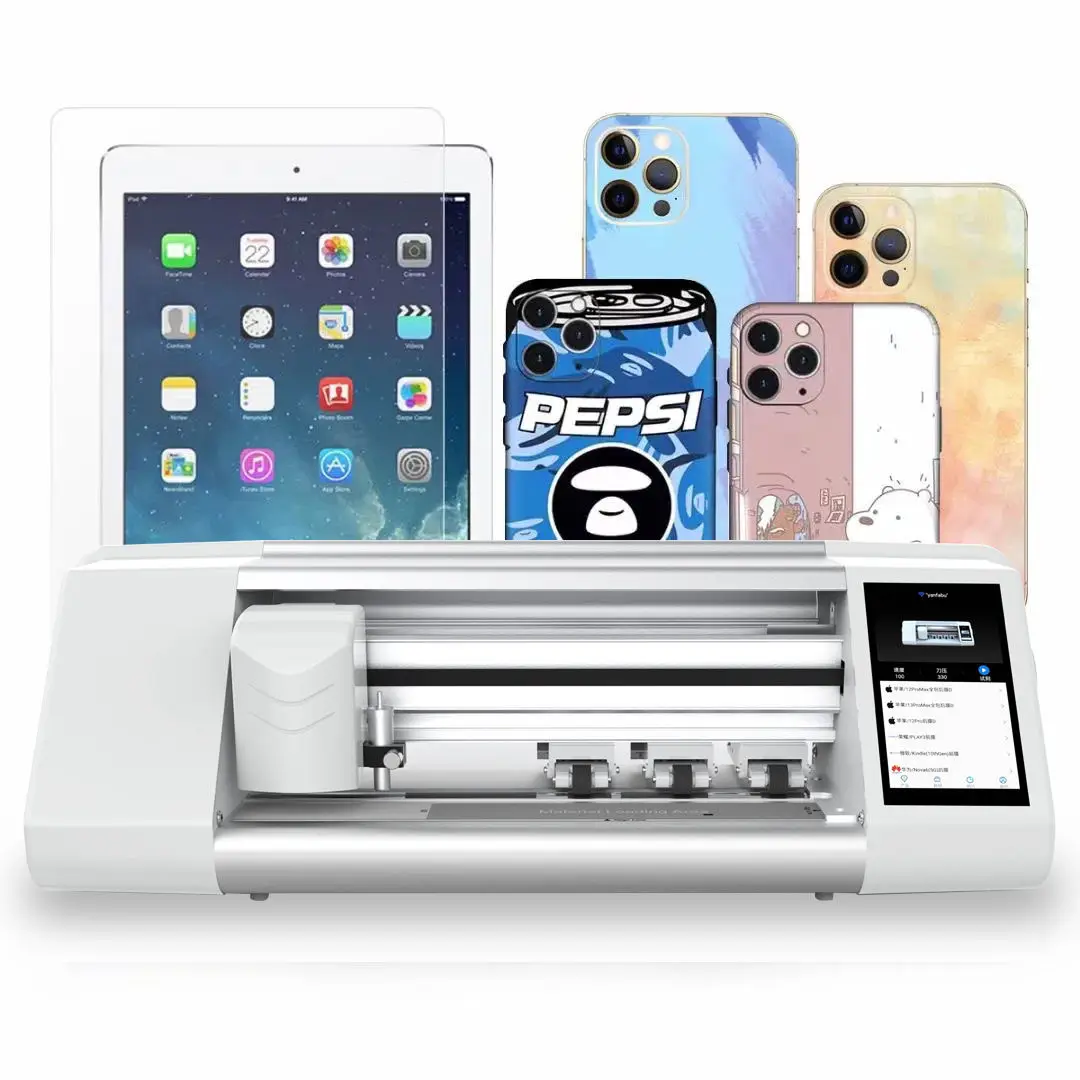 -Special package Unlimited Tpu mobile phone screen protector cutter with 200 hydrogel films