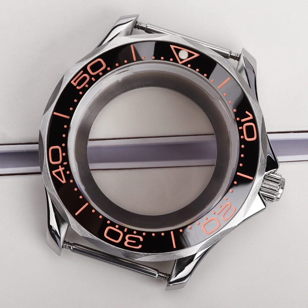 41mm Watch Case and Bracelet Stainless Steel Waterproof for Seamaster 300 NH35 NH36 NH38 Movements 31mm Dial Watch Accessories image 3