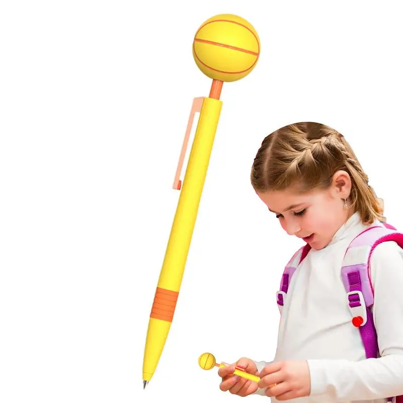 Cute Cartoon Gel Pen Football Baseball Basketball Unique Designs Relieve Fun And Colorful Pens For Boys Kids Students Classroom