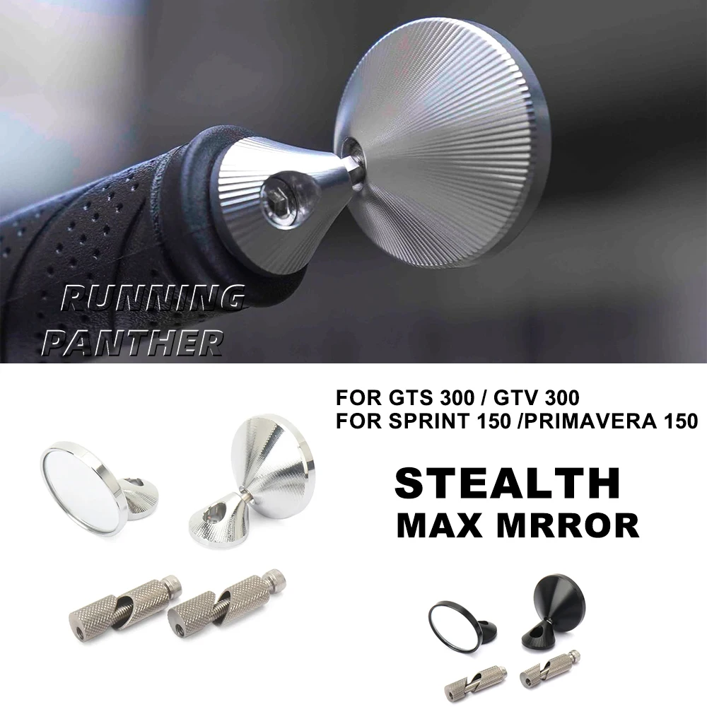 

Motorcycle Accessorie 26.5mm Handlebar Rearview Mirror s For Vespa GTS300 GTS 300 GTV300 GTV 300 Bar End Mirror