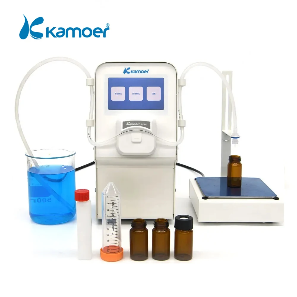 

Kmaoer Fast A Filling Machine Automatic Peristaltic Pump AC100~240V High Percision with Weighing Scale Laboratory Metering Pumps