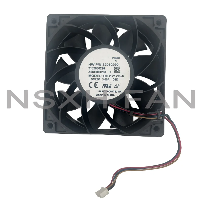 THB1212B THB1212B-A 12V 3.0A 10000 RPM Super Strong Wind 12cm High-speed Violent Cooling Fan