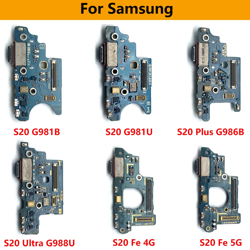 New Quick Charge USB Charger Dock Connector Board Charging Port Flex Cable For Samsung S21 Ultra S20 Plus S20 Fe 4G 5G