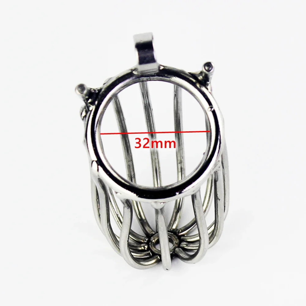 NEW Stealth Lock Chastity Cage Stainless Steel Male Chastity Device Sex Toys For Men Penis Lock Cock Ring