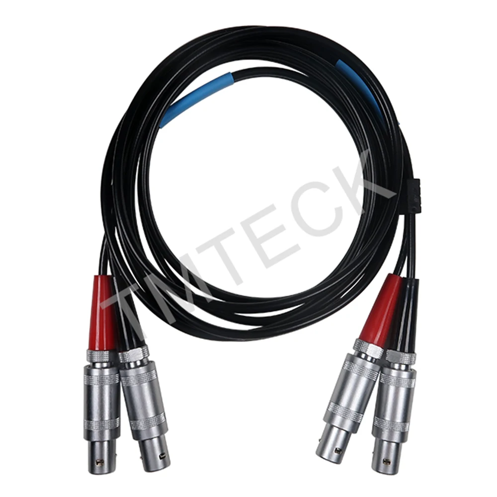 Cable for flaw detector,  compatible with style  Dual LEMO 1 to LEMO 1 / Krautkramer cable