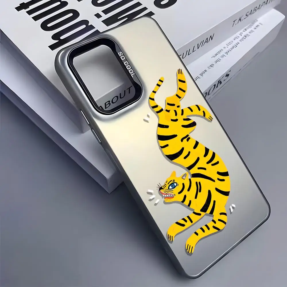 ピンクマネーレオパード柄スマホケース Samsung Galaxy S25 Edge S24 S23 S22 S21 S20 Ultra用 シリコン製 カラフルシルバー スマホケース