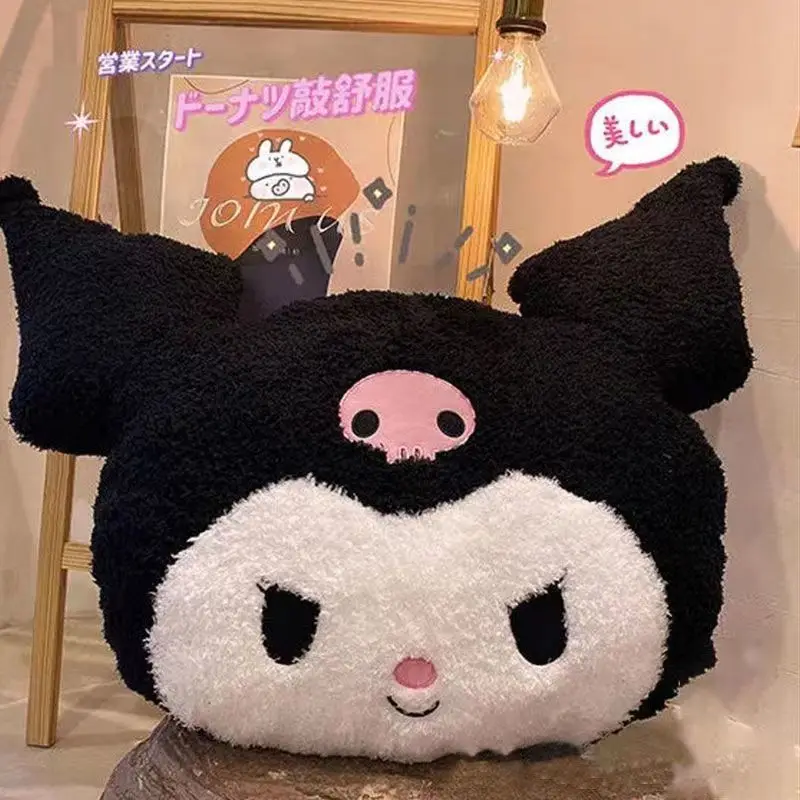 وسادة سانريو كورومي الإبداعية عالية القيمة أنيمي ثنائية الأبعاد الطرفية المنزل دمية السرير وسادة أفخم مع سحاب لعبة لينة #5