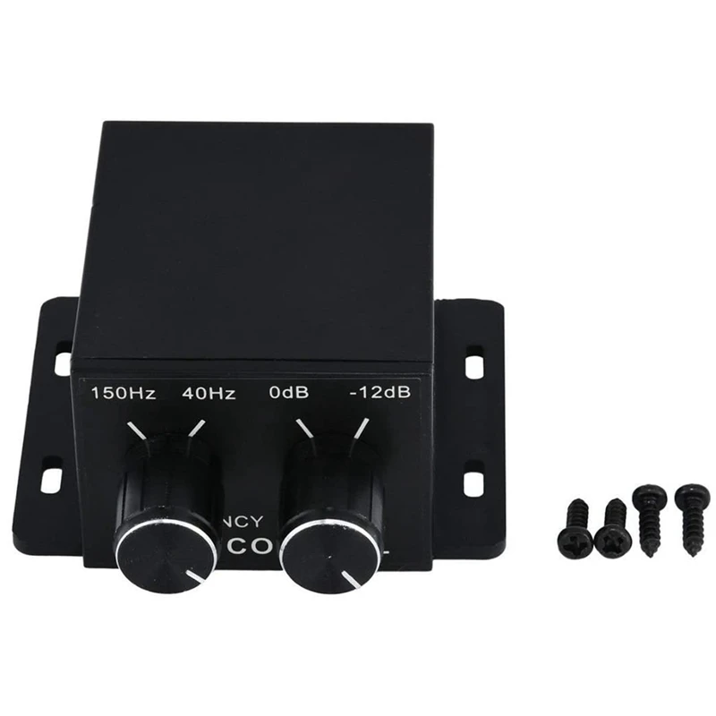 Car Audio Regulator Amplifiers Bass Subwoofer Stereo Equalizer Controller 4 RCA