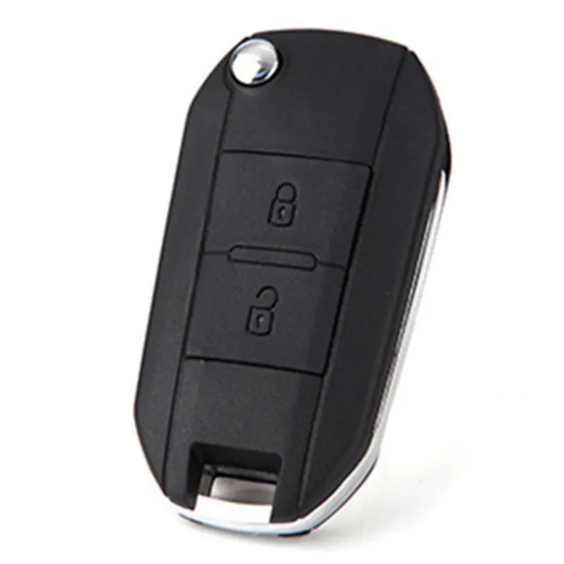 OEM Key Case 2Button Modified Flip Folding Remote Key Shell For Peugeot 206 207 306 307 308 408