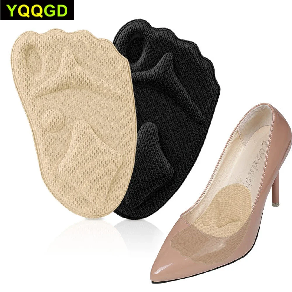 

1 Pair High Heel Foot Cushions Sole Forefoot Anti-Slip Insole Breathable Shoes Women Protection Foot Pad Supports Inserts