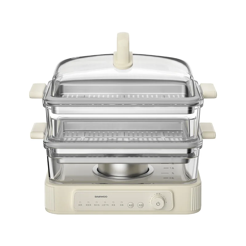 

Glass electric steamer, household multi-function reservation, three-layer steaming and stewing, stainless steel steam box