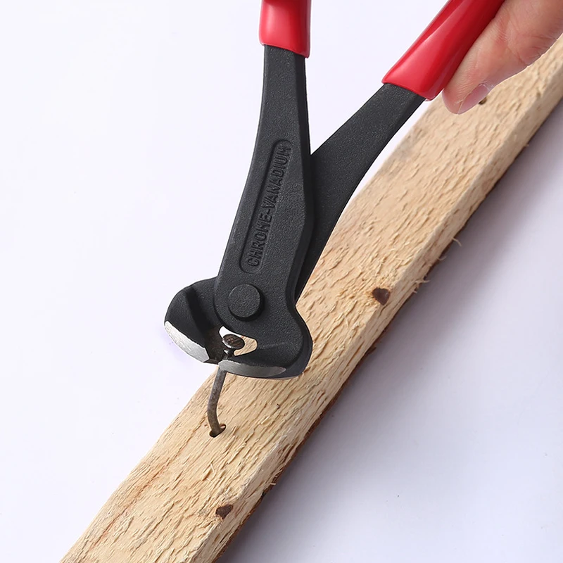 6/7/8 Zoll Endschneidezange, Hochleistungs-Nagelzieher, Drahtschneider, Zange für Zimmerer, Abbruchzange, Multifunktions-Handwerkzeug – Detail 8